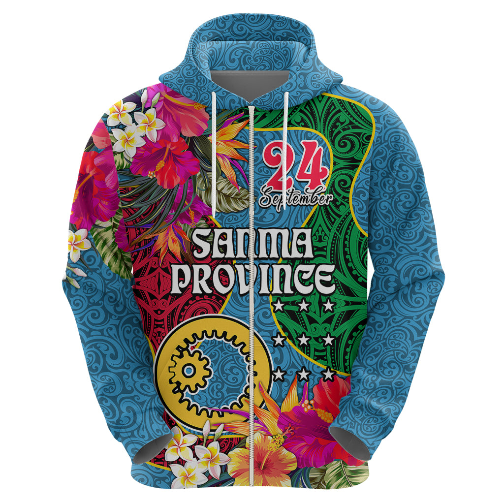 Personalised Sanma Day Hoodie Proud To Be A Ni-Van Beauty Pacific Flower LT03 - Polynesian Pride