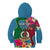 Personalised Sanma Day Kid Hoodie Proud To Be A Ni-Van Beauty Pacific Flower LT03 - Polynesian Pride