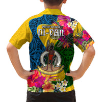 Malampa Day Kid Hawaiian Shirt Proud To Be A Ni-Van Beauty Pacific Flower LT03 - Polynesian Pride