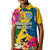 Malampa Day Kid Polo Shirt Proud To Be A Ni-Van Beauty Pacific Flower LT03 Kid Yellow - Polynesian Pride