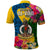 Malampa Day Polo Shirt Proud To Be A Ni-Van Beauty Pacific Flower LT03 - Polynesian Pride