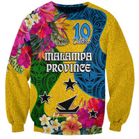 Malampa Day Sweatshirt Proud To Be A Ni-Van Beauty Pacific Flower LT03 Unisex Yellow - Polynesian Pride