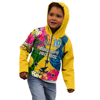 Personalised Malampa Day Kid Hoodie Proud To Be A Ni-Van Beauty Pacific Flower LT03 - Polynesian Pride