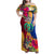 Torba Day Family Matching Off Shoulder Maxi Dress and Hawaiian Shirt Proud To Be A Ni-Van Beauty Pacific Flower LT03 - Polynesian Pride