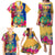 Personalised Torba Day Family Matching Puletasi Dress and Hawaiian Shirt Proud To Be A Ni-Van Beauty Pacific Flower LT03 Yellow - Polynesian Pride