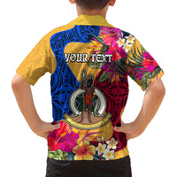 Personalised Torba Day Kid Hawaiian Shirt Proud To Be A Ni-Van Beauty Pacific Flower LT03 - Polynesian Pride