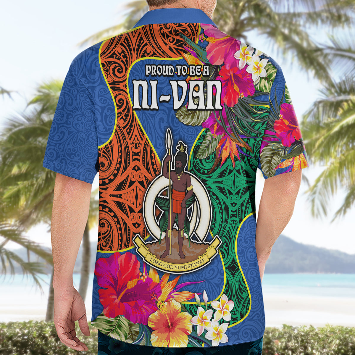 Tafea Day Hawaiian Shirt Proud To Be A Ni-Van Beauty Pacific Flower LT03 - Polynesian Pride