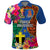Tafea Day Polo Shirt Proud To Be A Ni-Van Beauty Pacific Flower LT03 Blue - Polynesian Pride