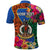 Personalised Tafea Day Polo Shirt Proud To Be A Ni-Van Beauty Pacific Flower LT03 - Polynesian Pride