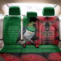 New Zealand Kereru And Pohutukawa Back Car Seat Cover Maori Tribal Tattoo