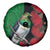 New Zealand Kereru And Pohutukawa Spare Tire Cover Maori Tribal Tattoo