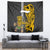Hawaii Molokai Island Tapestry Hawaiian Warrior and Kakau Symbols Abstract Tattoo LT03 - Polynesian Pride