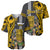 Custom Hawaii Molokai Island Baseball Jersey Hawaiian Warrior and Kakau Symbols Abstract Tattoo LT03 - Polynesian Pride
