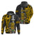 Custom Hawaii Molokai Island Hoodie Hawaiian Warrior and Kakau Symbols Abstract Tattoo LT03 - Polynesian Pride