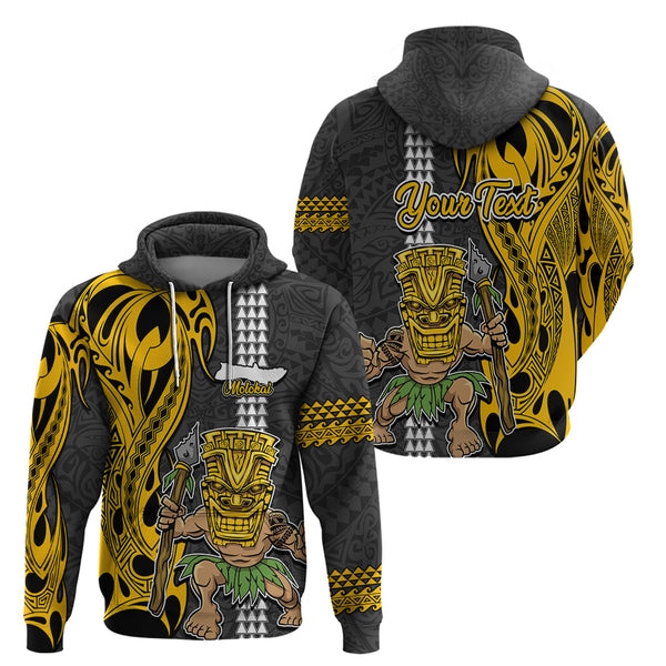Hawaii Waialua Bulldogs High Mix Kakau Hoodie LT6