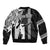 Custom Hawaii Molokai Island Bomber Jacket Hawaiian King and Kakau Symbols Abstract Shoulder Tattoo LT03 - Polynesian Pride