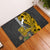 Hawaii Niihau Island Rubber Doormat Hawaiian Warrior and Kakau Symbols Abstract Tattoo LT03 Yellow - Polynesian Pride