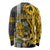 Hawaii Oahu Island Long Sleeve Shirt Hawaiian Warrior and Kakau Symbols Abstract Tattoo LT03 - Polynesian Pride