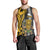 Hawaii Oahu Island Men Tank Top Hawaiian Warrior and Kakau Symbols Abstract Tattoo LT03 - Polynesian Pride