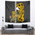 Hawaii Oahu Island Tapestry Hawaiian Warrior and Kakau Symbols Abstract Tattoo LT03 - Polynesian Pride