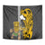 Hawaii Oahu Island Tapestry Hawaiian Warrior and Kakau Symbols Abstract Tattoo LT03 - Polynesian Pride