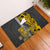 Hawaii Kahoolawe Island Rubber Doormat Hawaiian Warrior and Kakau Symbols Abstract Tattoo LT03 Yellow - Polynesian Pride