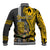 Custom Hawaii Kahoolawe Island Baseball Jacket Hawaiian Warrior and Kakau Symbols Abstract Tattoo LT03 - Polynesian Pride