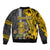 Custom Hawaii Kahoolawe Island Bomber Jacket Hawaiian Warrior and Kakau Symbols Abstract Tattoo LT03 - Polynesian Pride