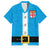 Fiji Merry Christmas Family Matching Short Sleeve Bodycon Dress and Hawaiian Shirt Santa Suit Style With Tapa Tribal Pattern