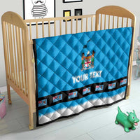 Fiji Merry Christmas Quilt Santa Suit Style With Tapa Tribal Pattern