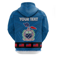 Samoa Merry Christmas Hoodie Santa Suit Style With Tatau Tattoo Pattern LT03 - Polynesian Pride