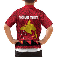 Papua New Guinea Merry Christmas Family Matching Summer Maxi Dress and Hawaiian Shirt Santa Suit Style With Melanesian Pattern LT03 - Polynesian Pride