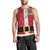 Papua New Guinea Merry Christmas Men Tank Top Santa Suit Style With Melanesian Pattern