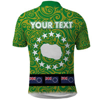 Cook Islands Merry Christmas Polo Shirt Santa Suit Style With Polynesian Pattern