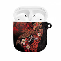 Guam Tribal Chamorro AirPods Case Polynesian Shark with Plumeria and Sea Vibe - Polynesian Pride