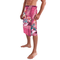 Hawaii Mele Kalikimaka Lavalava Funny Santa with Tribal Tattoos Kakau Pink Color - Polynesian Pride