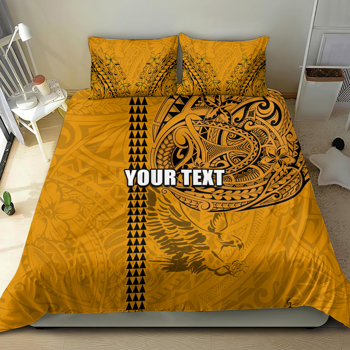 Nanakuli High and Intermediate School Bedding Set Tribal Kakau Pattern LT03 - Polynesian Pride