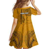 Nanakuli High and Intermediate School Family Matching Short Sleeve Bodycon Dress and Hawaiian Shirt Tribal Kakau Pattern LT03 - Polynesian Pride