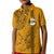 Nanakuli High and Intermediate School Kid Polo Shirt Tribal Kakau Pattern LT03 Kid Yellow - Polynesian Pride