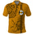Nanakuli High and Intermediate School Polo Shirt Tribal Kakau Pattern LT03 Yellow - Polynesian Pride