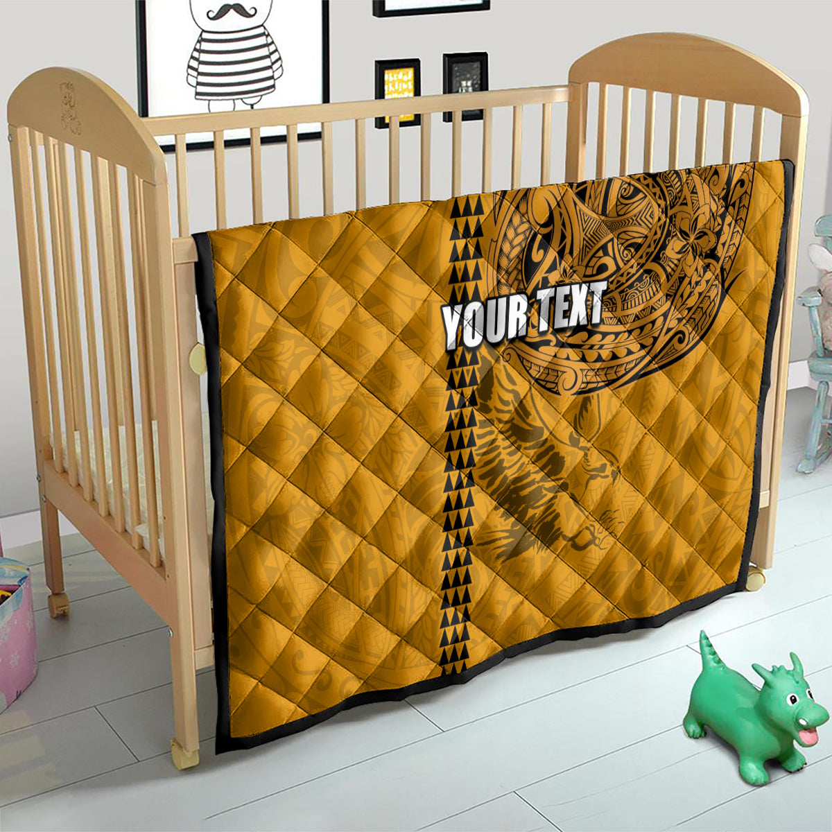 Nanakuli High and Intermediate School Quilt Tribal Kakau Pattern LT03 - Polynesian Pride