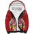 Polynesian Valentine Day Sherpa Hoodie Love Couple Turtle Maori Hibiscus Red Style LT03 Unisex Red - Polynesian Pride