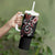 Aotearoa Toitu Te Tiriti-Honour the Treaty Tumbler With Handle Maori Taniwha Haka with Taniko and Tukutuku