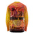 Australia and New Zealand ANZAC Day Long Sleeve Shirt Soldiers Memories - Red Poppies with Aboriginal and Maori Art