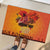 Australia and New Zealand ANZAC Day Rubber Doormat Soldiers Memories - Red Poppies with Aboriginal and Maori Art
