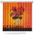 Australia and New Zealand ANZAC Day Shower Curtain Soldiers Memories - Red Poppies with Aboriginal and Maori Art