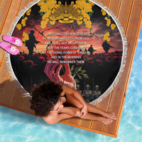 Australia ANZAC Day Beach Blanket Forever in My Thoughts