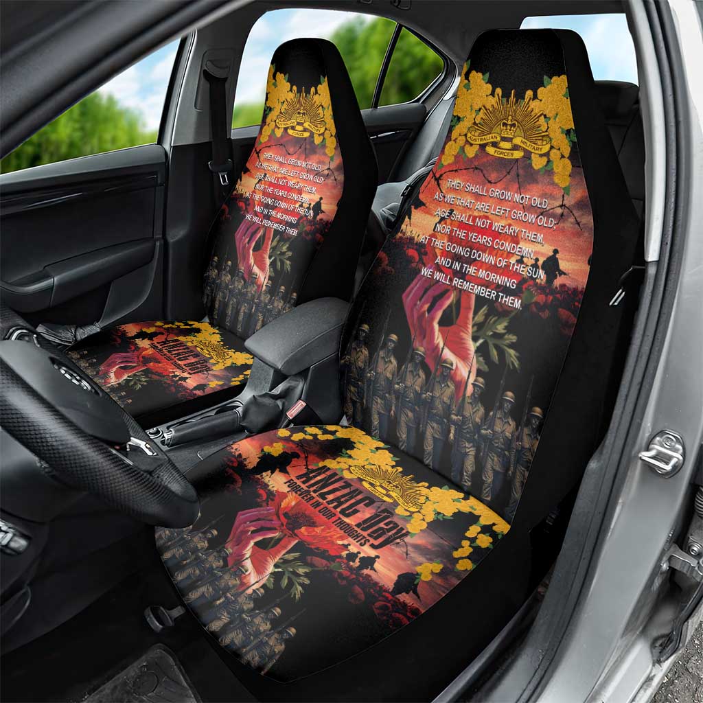 Australia ANZAC Day Car Seat Cover Forever in My Thoughts