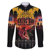 Australia ANZAC Day Family Matching Mermaid Dress and Hawaiian Shirt Forever in My Thoughts