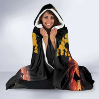 Australia ANZAC Day Hooded Blanket Forever in My Thoughts